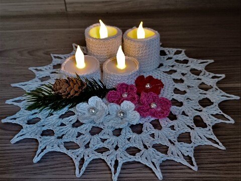 Tischdekoration "Advent" Häkelanleitung