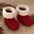 Babyschuhe „Santa“ (0-6 Monate) - Häkelanleitung