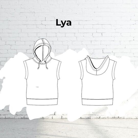 Sweater Lya sizes 34-54 Sewing instructions & Patterns