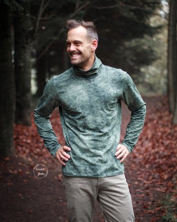 Cavva Rollkragenpullover Herren - Slim Fit Thermoshirt Für Winter