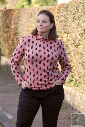 eBook Rollkragen-Pullover Damen