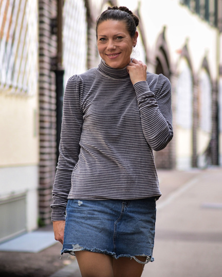 eBook Rollkragen-Pullover Damen