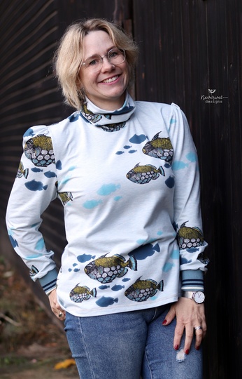 eBook Rollkragen-Pullover Damen