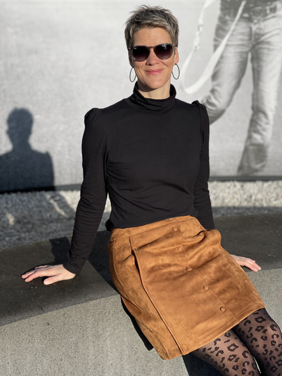 eBook Rollkragen-Pullover Damen