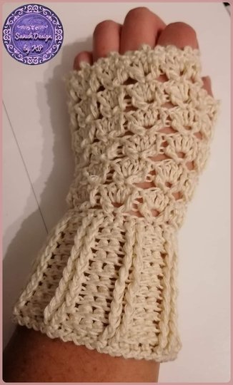 Häkelanleitung Pulswärmer Mary