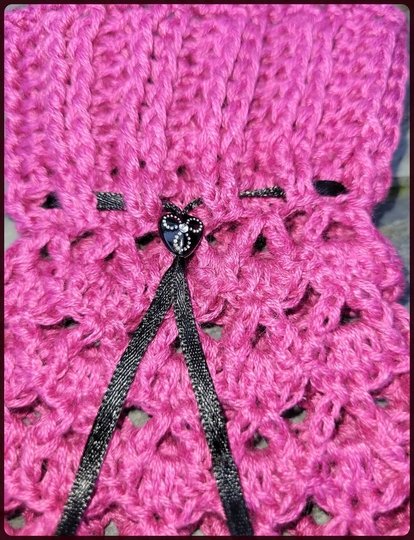 Häkelanleitung Pulswärmer Mary