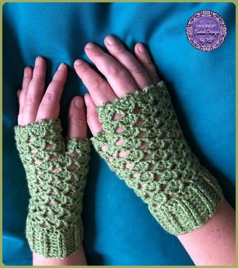 Häkelanleitung Pulswärmer Mary