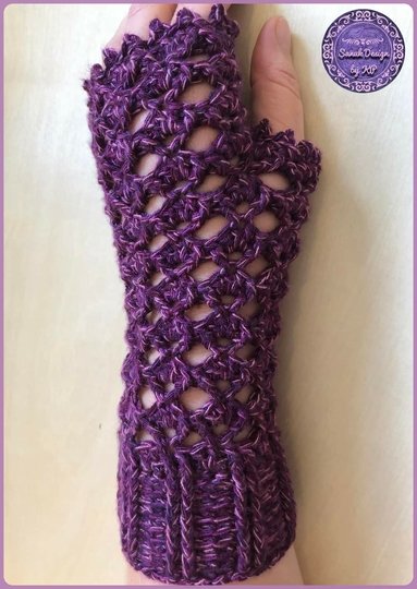 Häkelanleitung Pulswärmer Mary