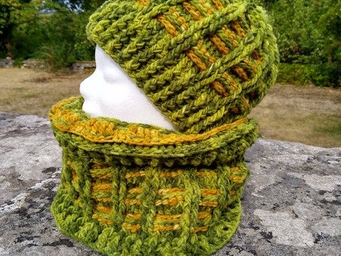 Wintersparset "warm'n cuddly" für Mütze und Loop