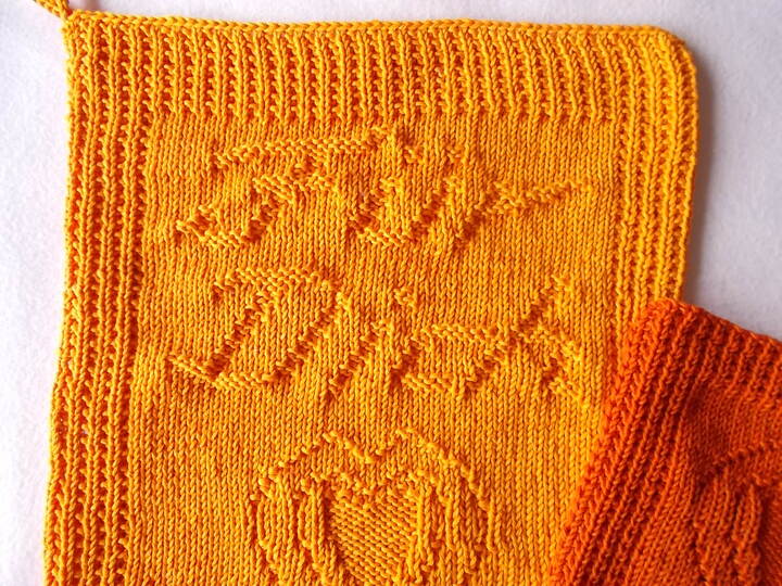 Gästehandtuch + Waschlappen mit Herzmotiv - Sparset Strickanleitung