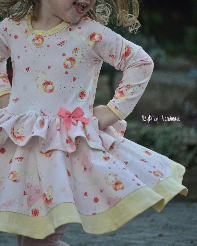 # 259 - Drehkleid Raglan Queen Gr. 86 - 164