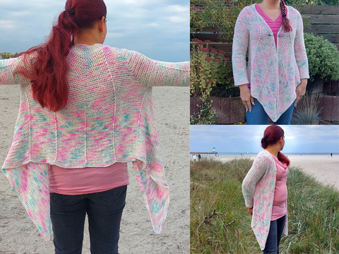 Häkelanleitung Cardigan "Magic Lines"