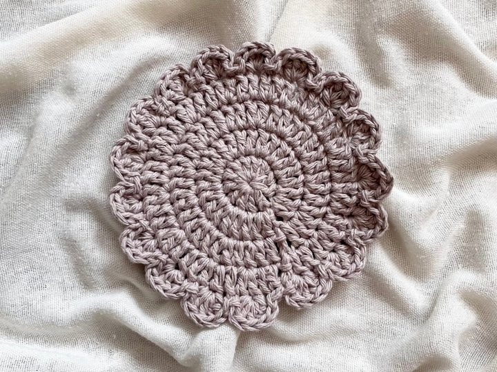Häkelanleitung Untersetzer Blume