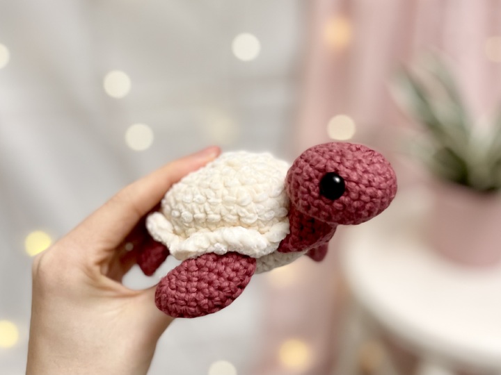 Häkelanleitung Amigurumi Kleine Schildkröte | Meeresbewohner
