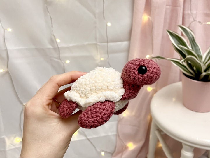 Häkelanleitung Amigurumi Kleine Schildkröte | Meeresbewohner