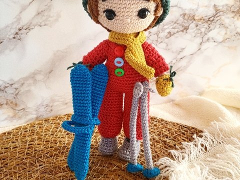 Häkelanleitung Puppe "Leopold" | Amigurumi | Häkeltier | Sprache: Deutsch