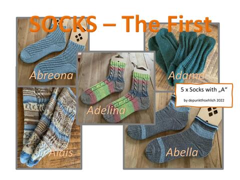 The First - 5 Socks with "A"
