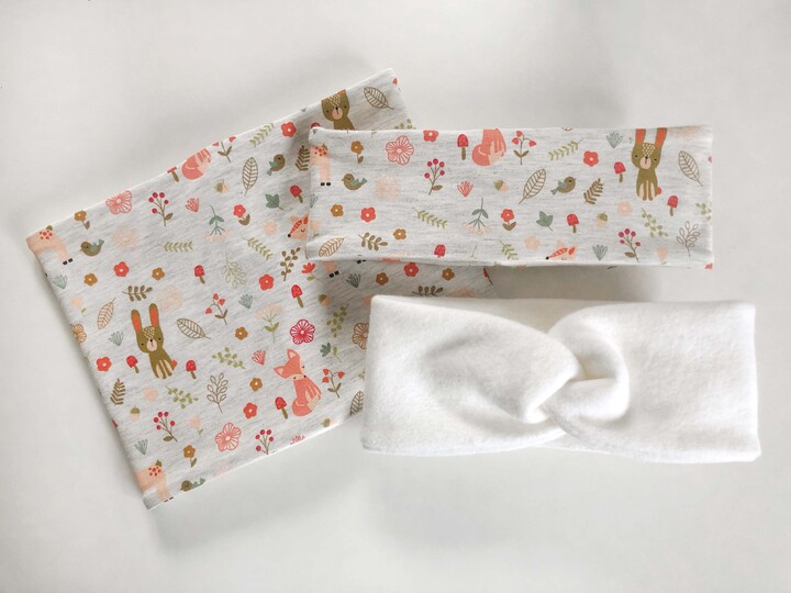 Nähanleitung: Stirnband und Loop nähen für kalte Tage