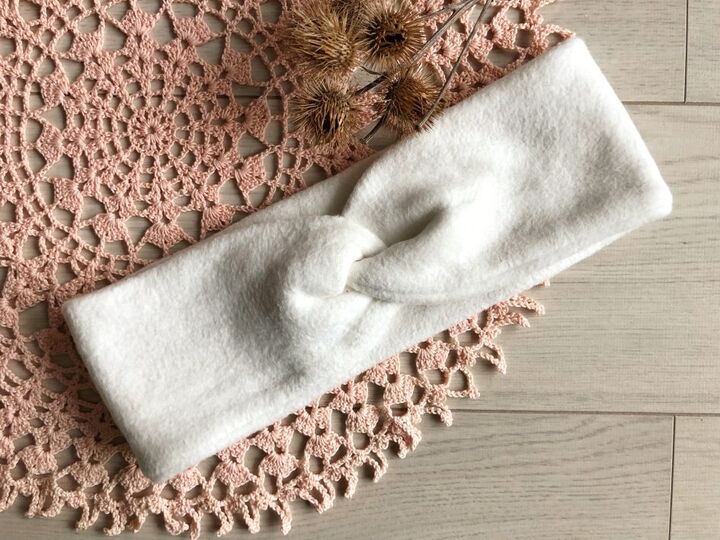 Nähanleitung: Stirnband und Loop nähen für kalte Tage