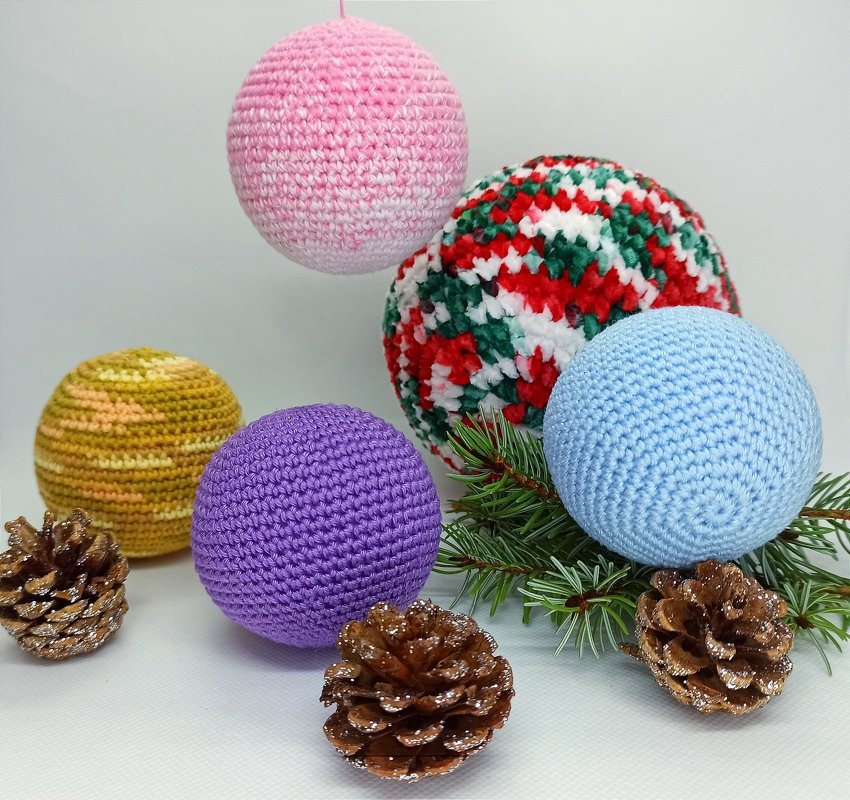 Sinple crochet balls - crochet pattern - Image 4