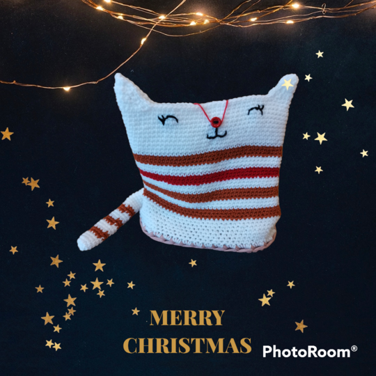 Häkelanleitung Geschenktüte Katze