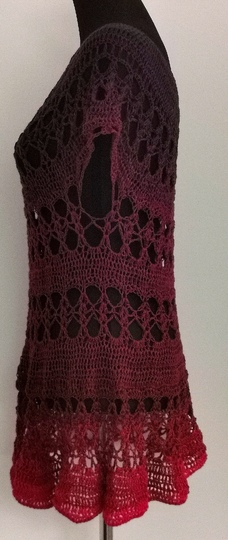 Tunika Dragon wings, Häkelanleitung