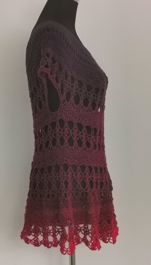 Tunika Dragon wings, Häkelanleitung