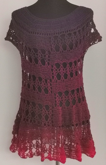 Tunika Dragon wings, Häkelanleitung