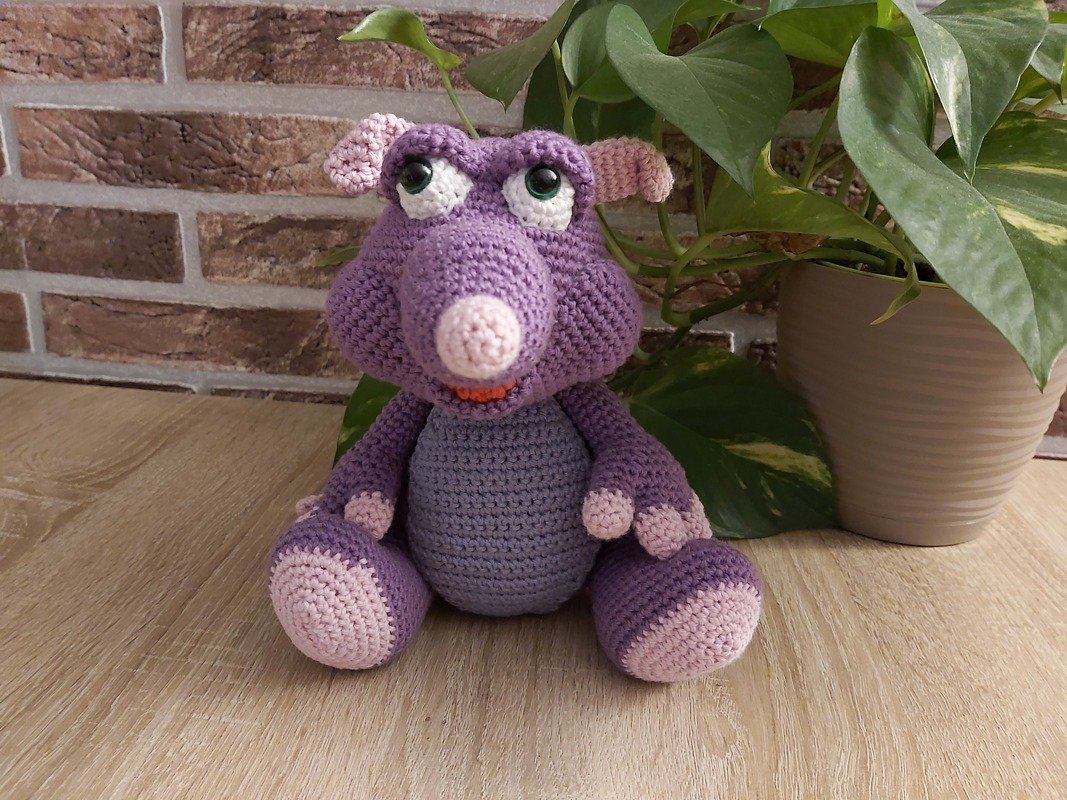 Häkelanleitung Amigurumi - Eddie die Ratte - Bild 2