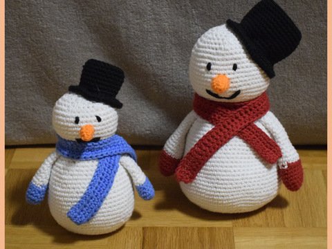 Schneemannpaar • Frosti & Finja •