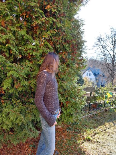 Häkelanleitung Pullover "up and down"