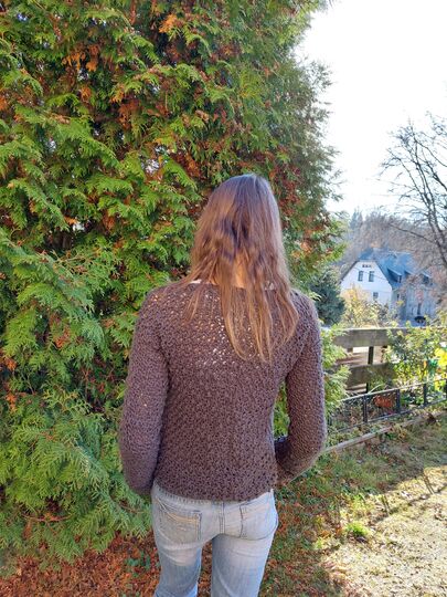 Häkelanleitung Pullover "up and down"