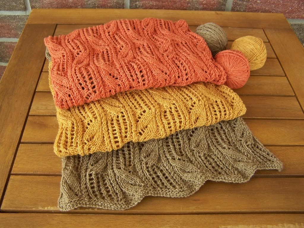 Strickanleitung für Schal "Blätterzauber" - Bild 2