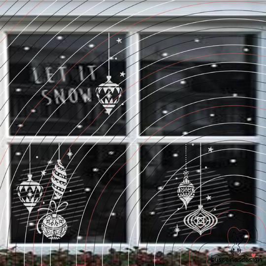 Weihnachtskugeln Plotterdatei SVG DXF