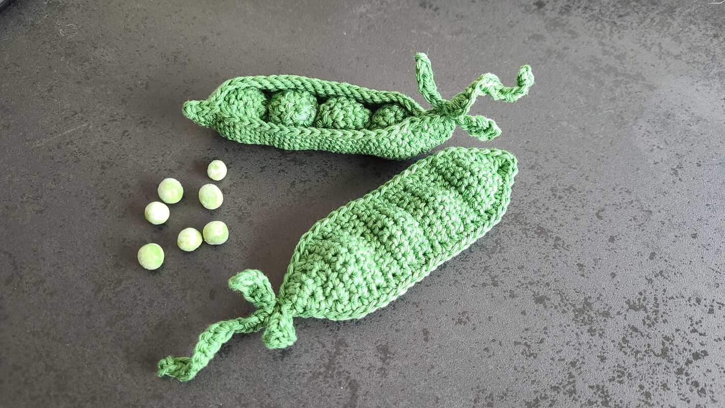 Erbsenschote - häkeln - Kaufladen - - Bild 2