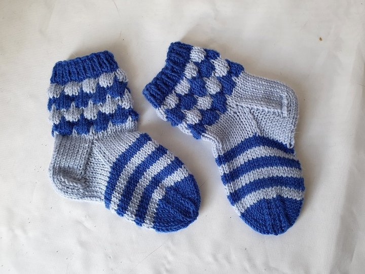 Strickanleitung Baby-Socken, Sohlenlänge ca. 11 cm   #312