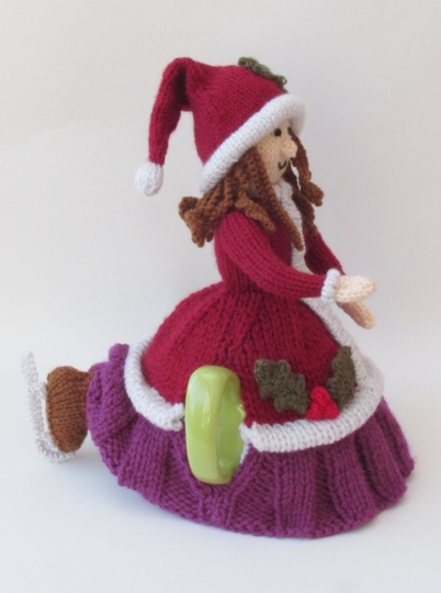 Victorian Ice Skater Tea Cosy Knitting Pattern