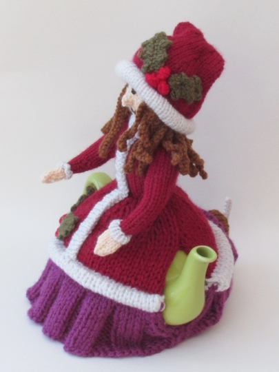 Victorian Ice Skater Tea Cosy Knitting Pattern