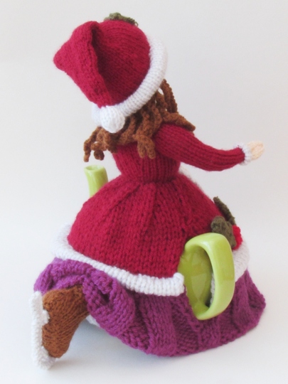 Victorian Ice Skater Tea Cosy Knitting Pattern