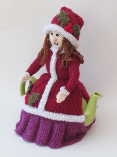 Victorian Ice Skater Tea Cosy Knitting Pattern