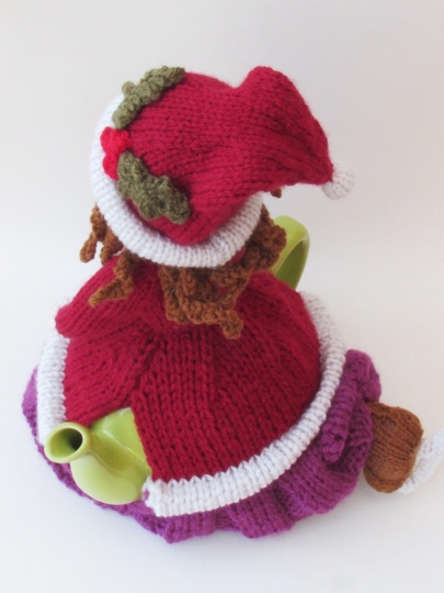 Victorian Ice Skater Tea Cosy Knitting Pattern