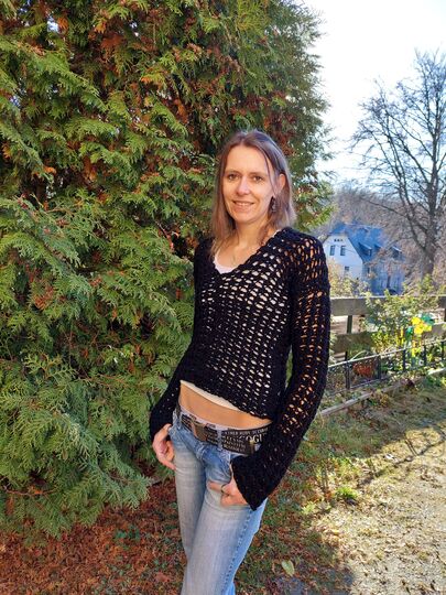 Häkelanleitung Pullover "elegance"