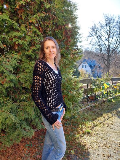 Häkelanleitung Pullover "elegance"