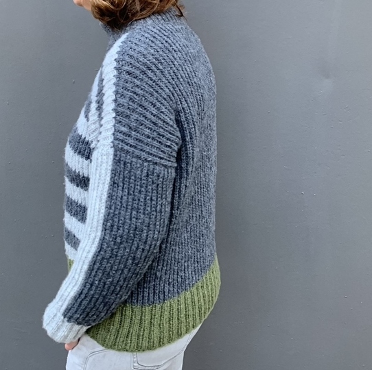 Strickanleitung Pullover Lotte Größe 36 – 46 Damen