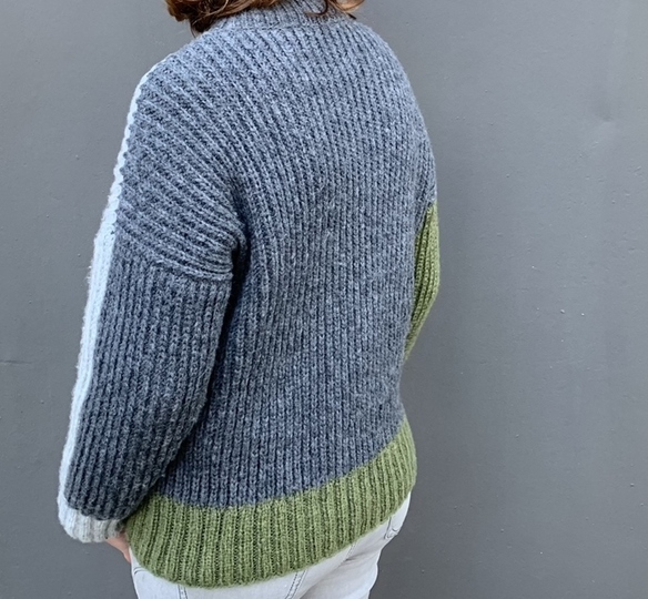 Strickanleitung Pullover Lotte Größe 36 – 46 Damen