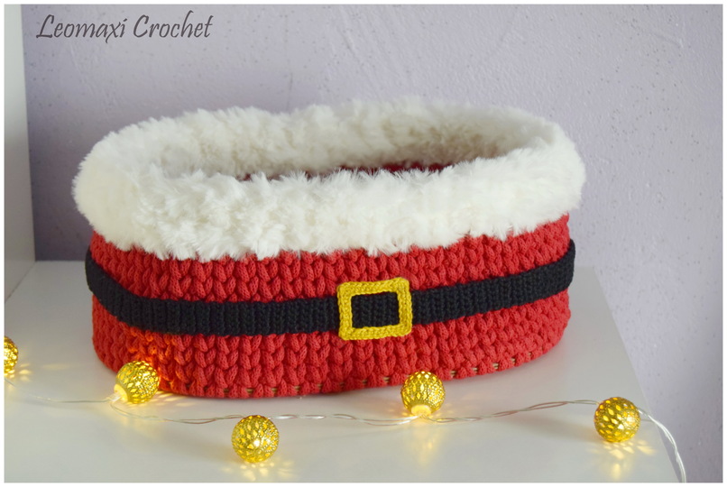 + X-Mas + Weihnachtskorb häkeln, Geschenkkorb Weihnachten, mit Holzboden