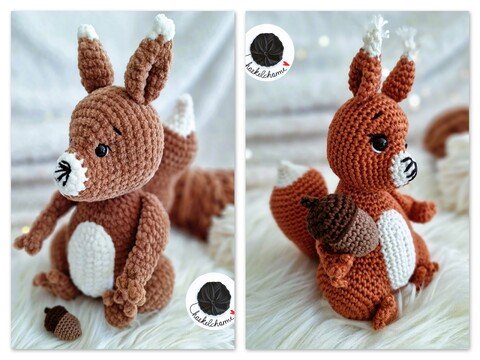 Eichhörnchen "Fiete" Häkelanleitung