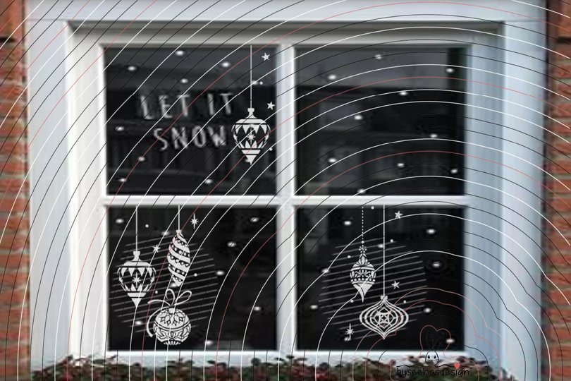 Christmas-baubles Plotterdatei SVG DXF