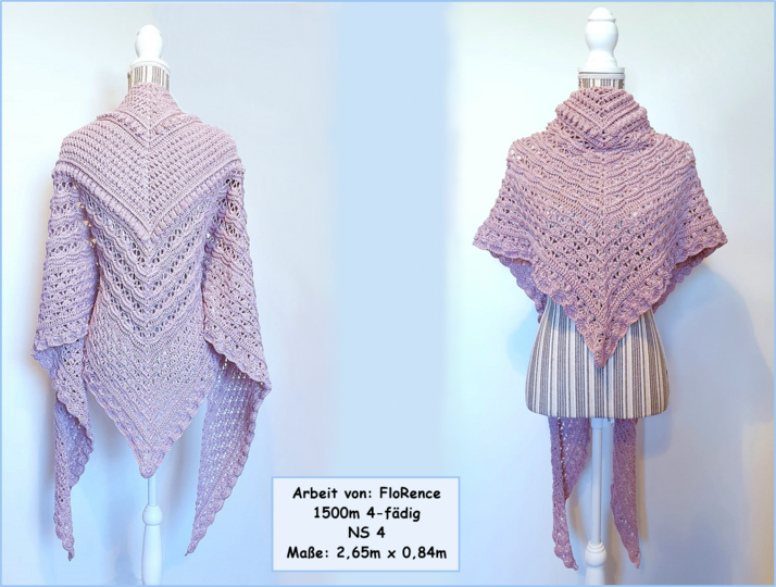 Häkelanleitung Tuch "Fantastic"