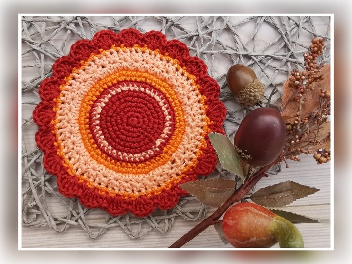 Coaster "STARLET" - crochetpattern